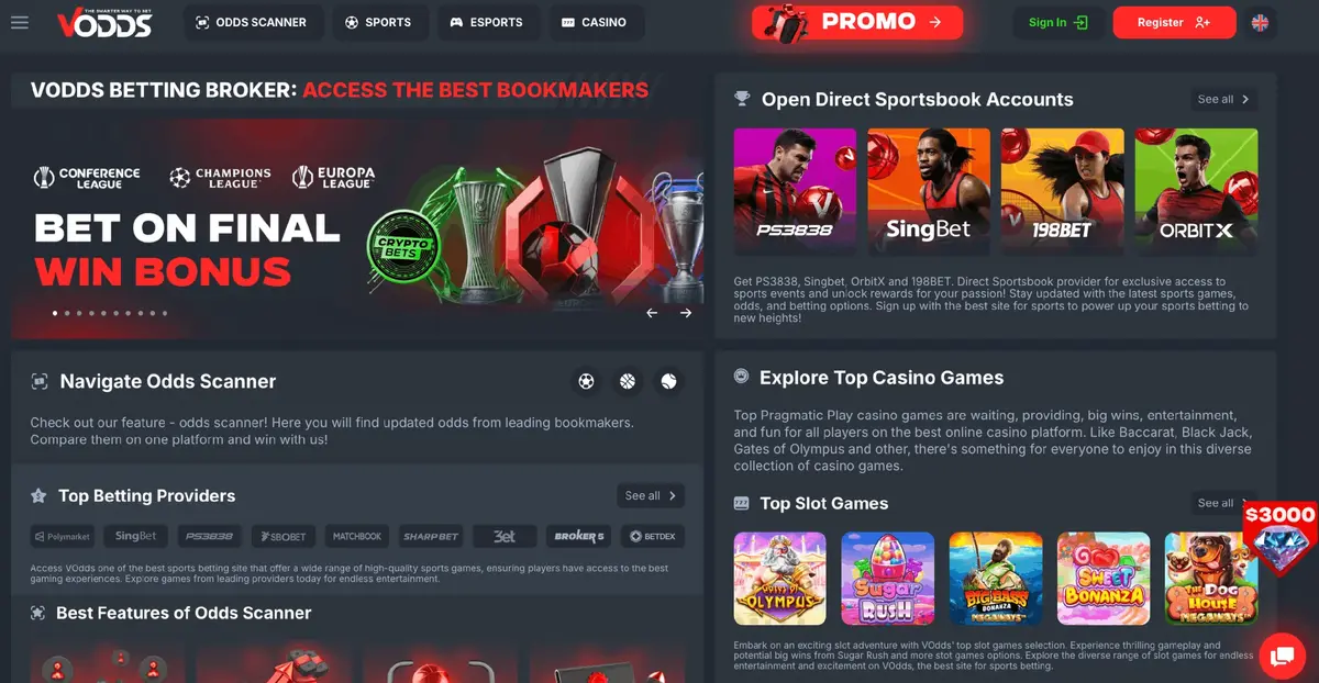 VOdds screenshot